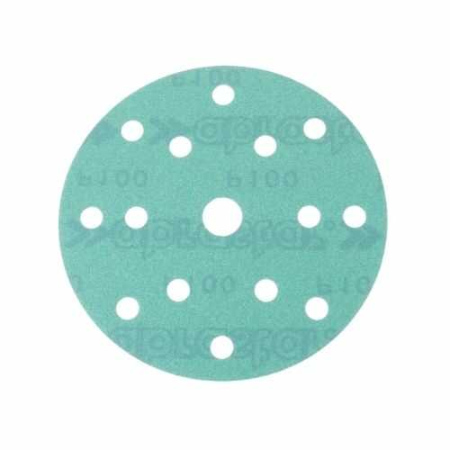 Disco abrasivo film ABRASTAR STAR GREEN 15 aspiraciones