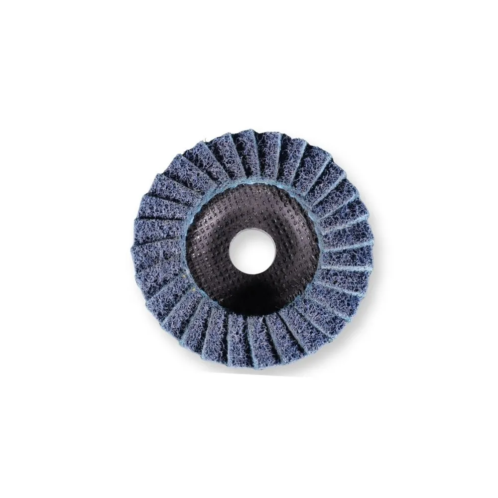 Disco abrasivo de limpieza láminas fibra de vidrio azul abrastar