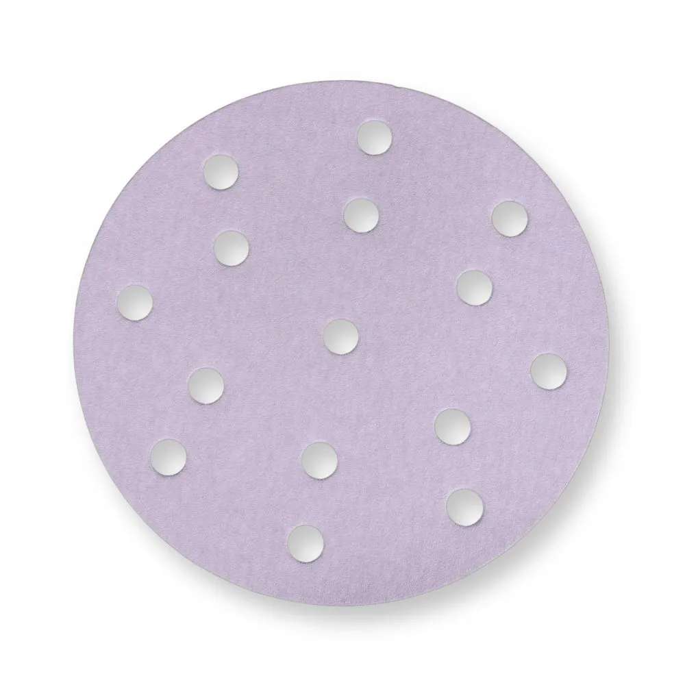 Disco abrasivo velcro papel ABRASTAR Star Ice 15 aspiraciones