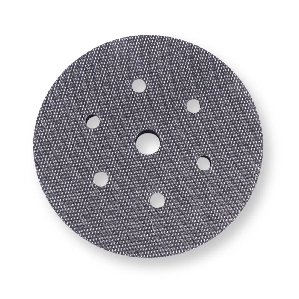 adaptador plato de lijado Interface de foam - velcro 150 mm. altura 10 mm. 7 aspiraciones