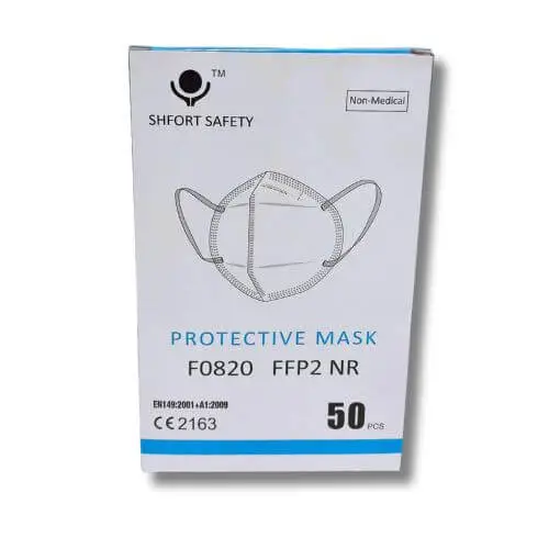Mascarillas FFP2 sin válvula Shfort Safety F0820 CAJA 50 UDS.