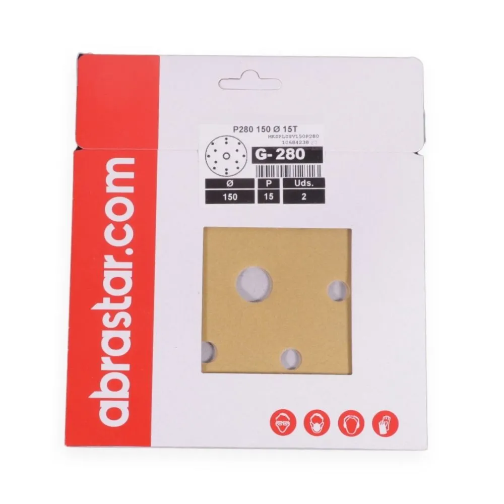 Muestrario discos abrasivos papel ABRASTAR HANDIT ECO