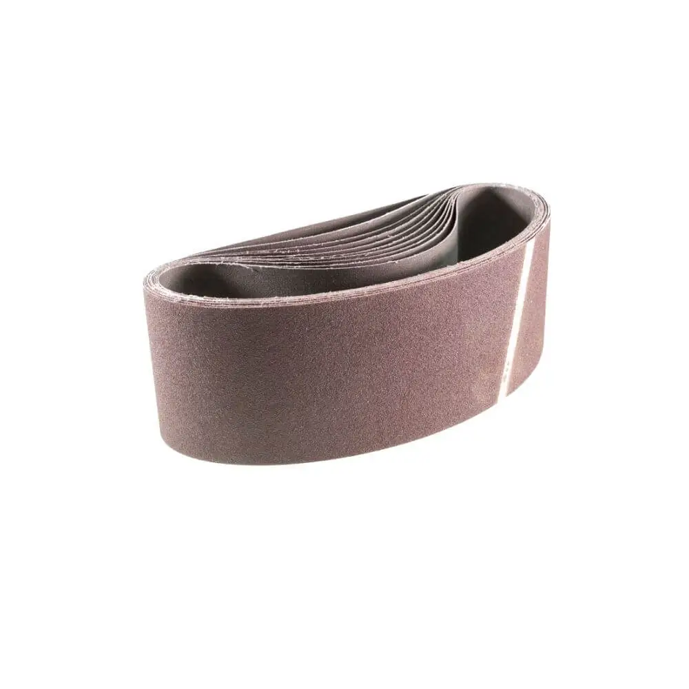Banda de lija 100×610 mm tela corindón ABRASTAR recambio Makita 9403 9404 M9400 Hitachi SB10S2 Bosch GBS 100 AE