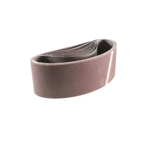 Banda de lija 75×457 mm tela corindón ABRASTAR recambio Makita 9910 9911 Bosch PBS 7 A AE